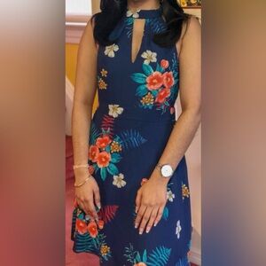 Floral Navy Dress
